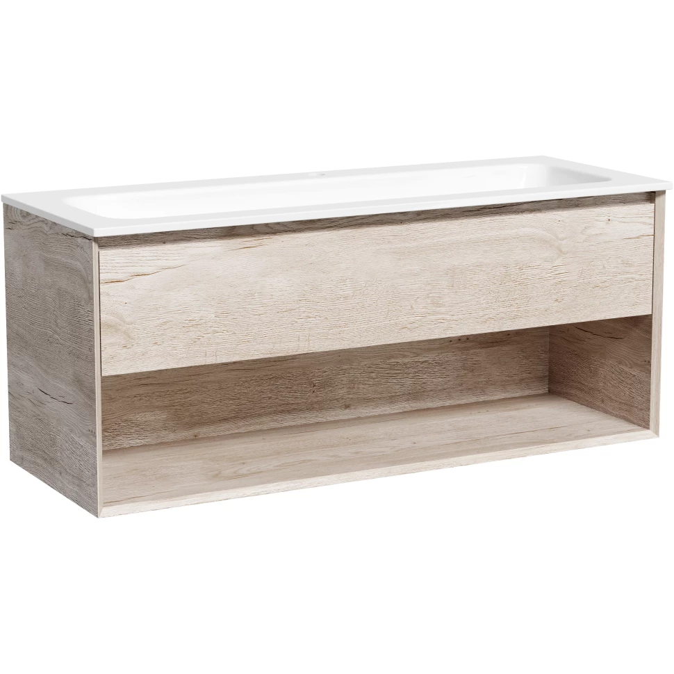 Тумба под раковину Sancos Marmi 1.0 MR1.0120EG 120 см (дуб галифакс) подвесная