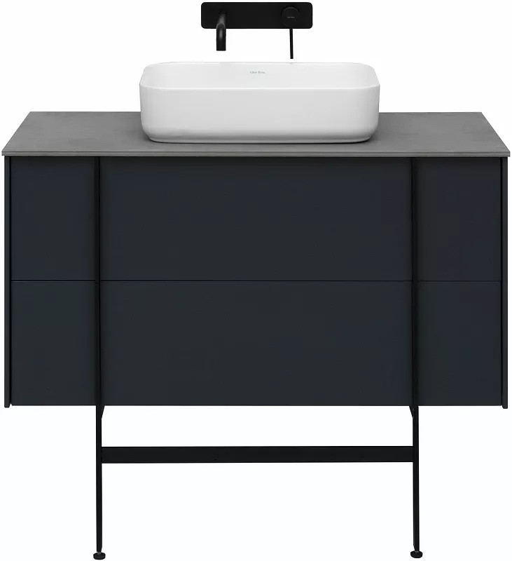 Тумба под раковину Allen Brau Reality 1.32008.AM 120 см (антрацит матовый) подвесная