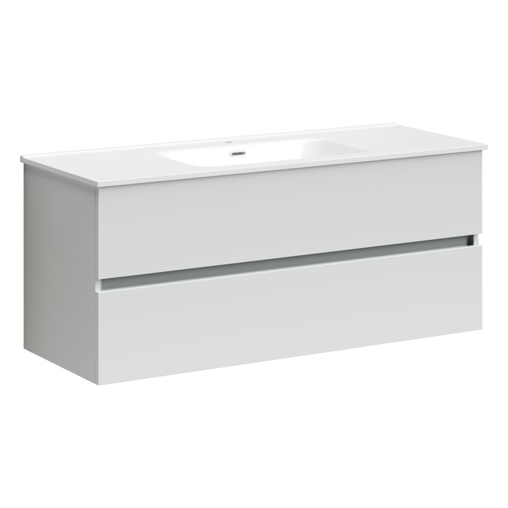 Тумба под раковину Sancos Urban UR120-1W 120 см (белый) подвесная