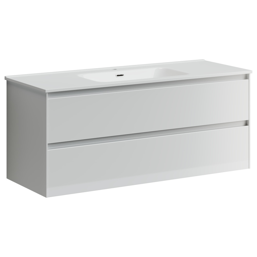 Тумба под раковину Sancos Cento CN120-1W 120 см (белый) подвесная