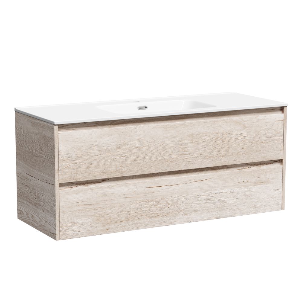 Тумба под раковину Sancos Libra LB120-1EG 120 см (дуб галифакс) подвесная