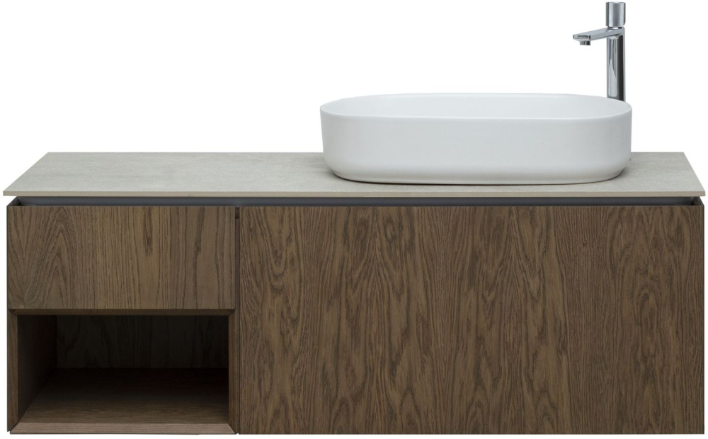 Тумба под раковину Allen Brau Infinity 1.21008.NO 120 см (дуб) подвесная R