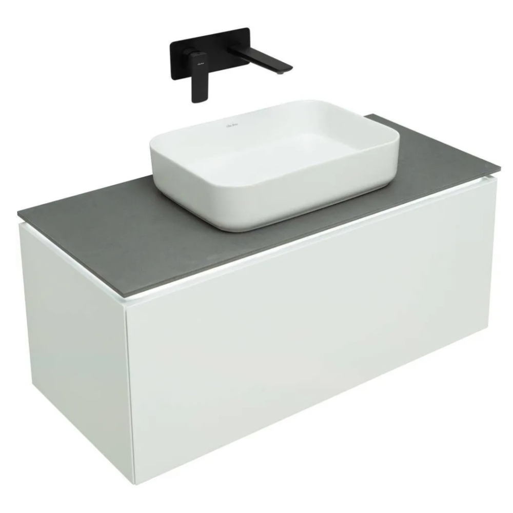 Тумба под раковину Allen Brau Infinity 1.21004.WM 100 см (белый матовый) подвесная