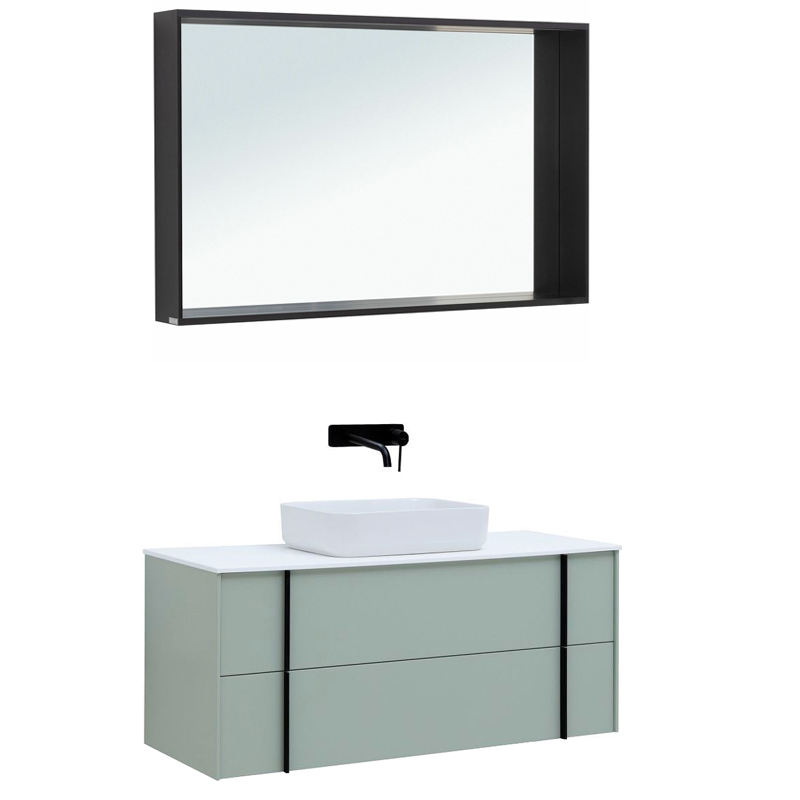 Тумба под раковину Allen Brau Reality 1.32008.WM 120 см (белый матовый) подвесная