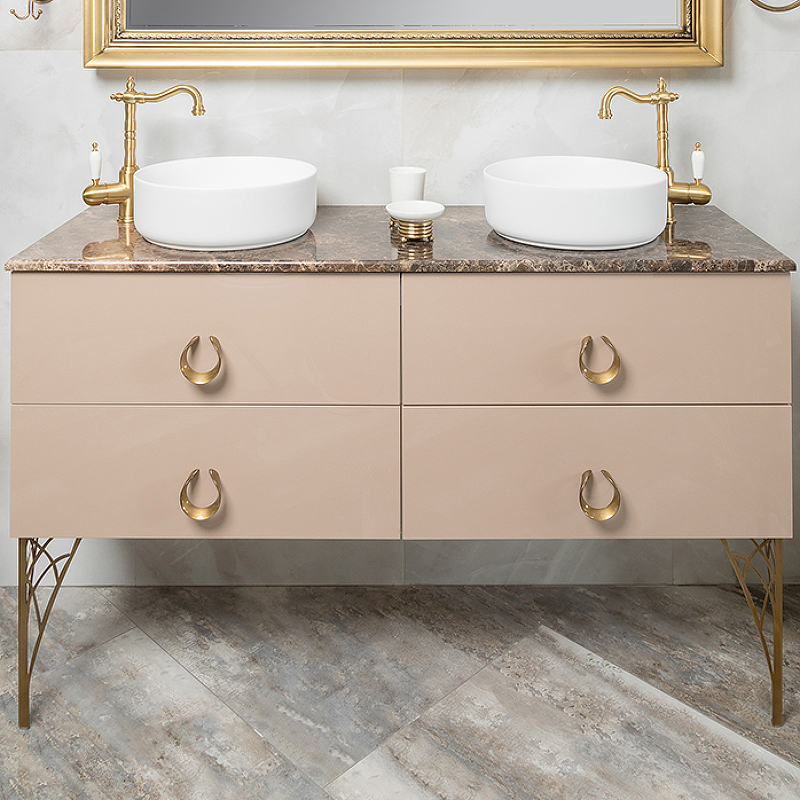 Тумба под раковину ArmadiArt NeoArt 831-140-CP 140 см (капучино) подвесная