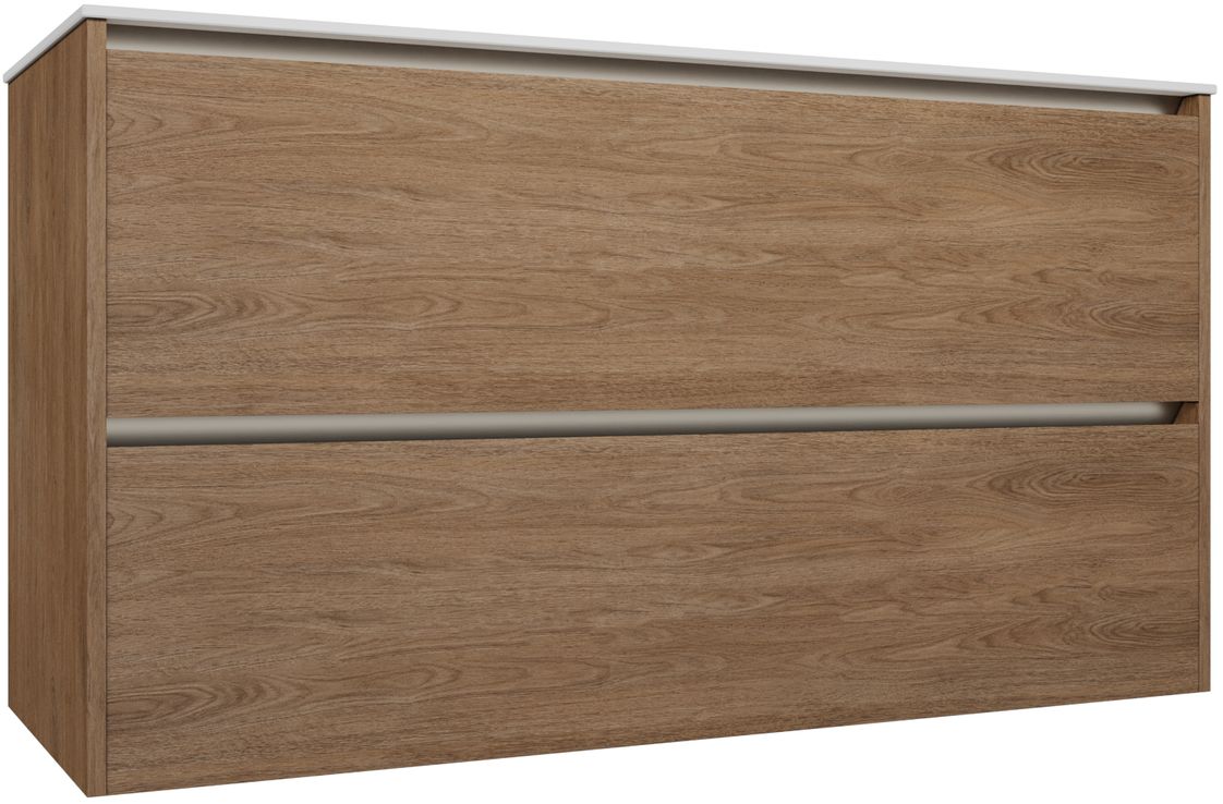 Тумба под раковину Allen Brau Activity 1.34015.NO 120 см (дуб/олива браш) LED подвесная