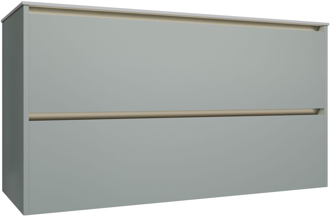 Тумба под раковину Allen Brau Activity 1.34015.PWM 120 см (папирус матовый/олива браш) LED подвесная