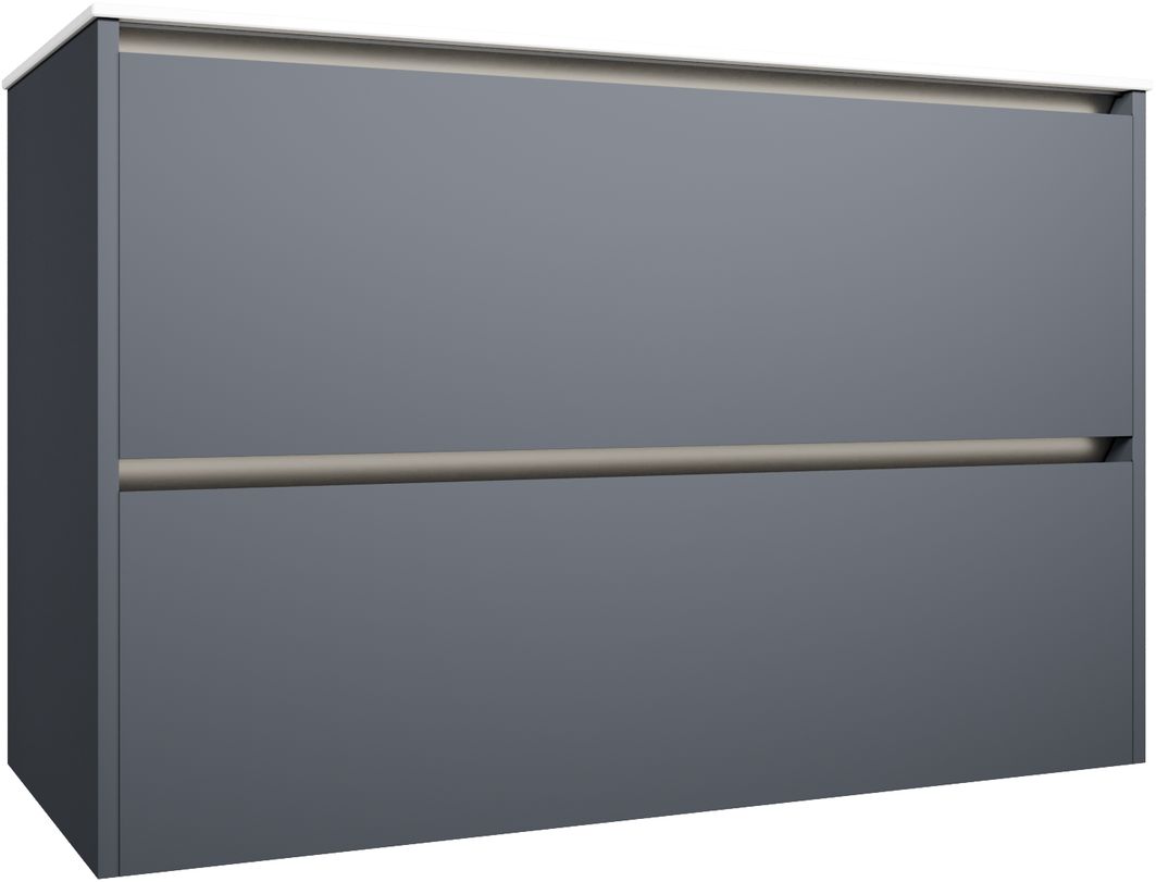 Тумба под раковину Allen Brau Activity 1.34014.BGM 100 см (синий матовый/олива браш) LED подвесная