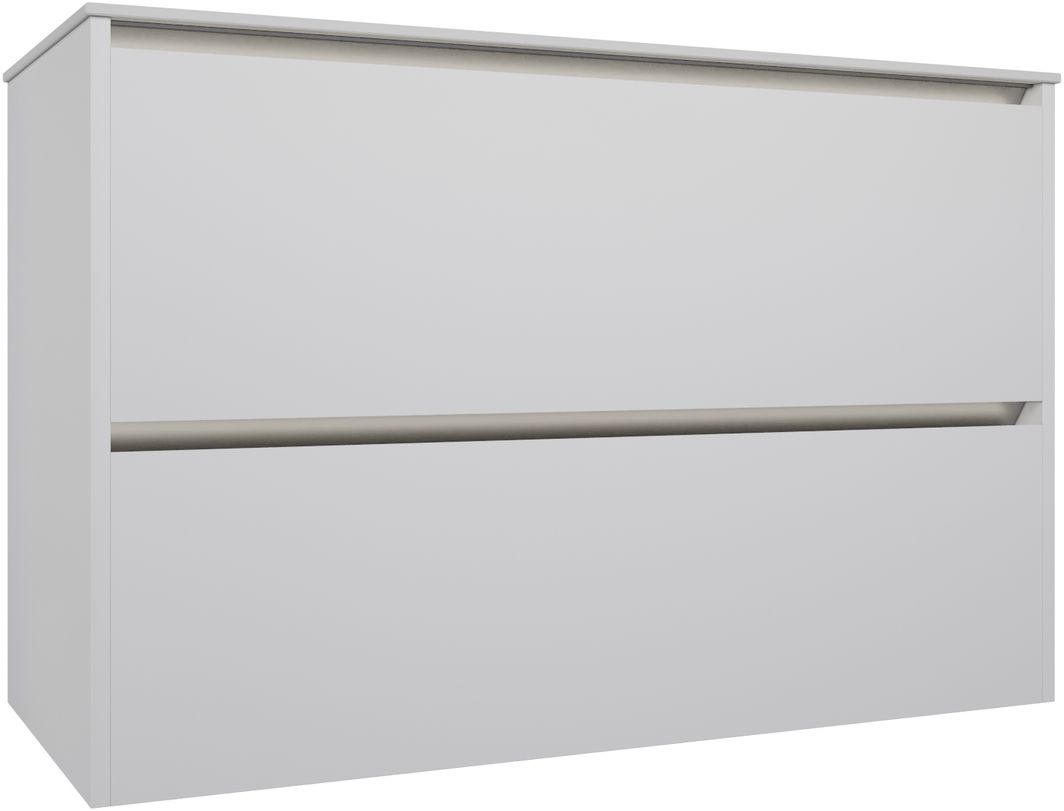 Тумба под раковину Allen Brau Activity 1.34014.WM 100 см (белый матовый/олива браш) LED подвесная