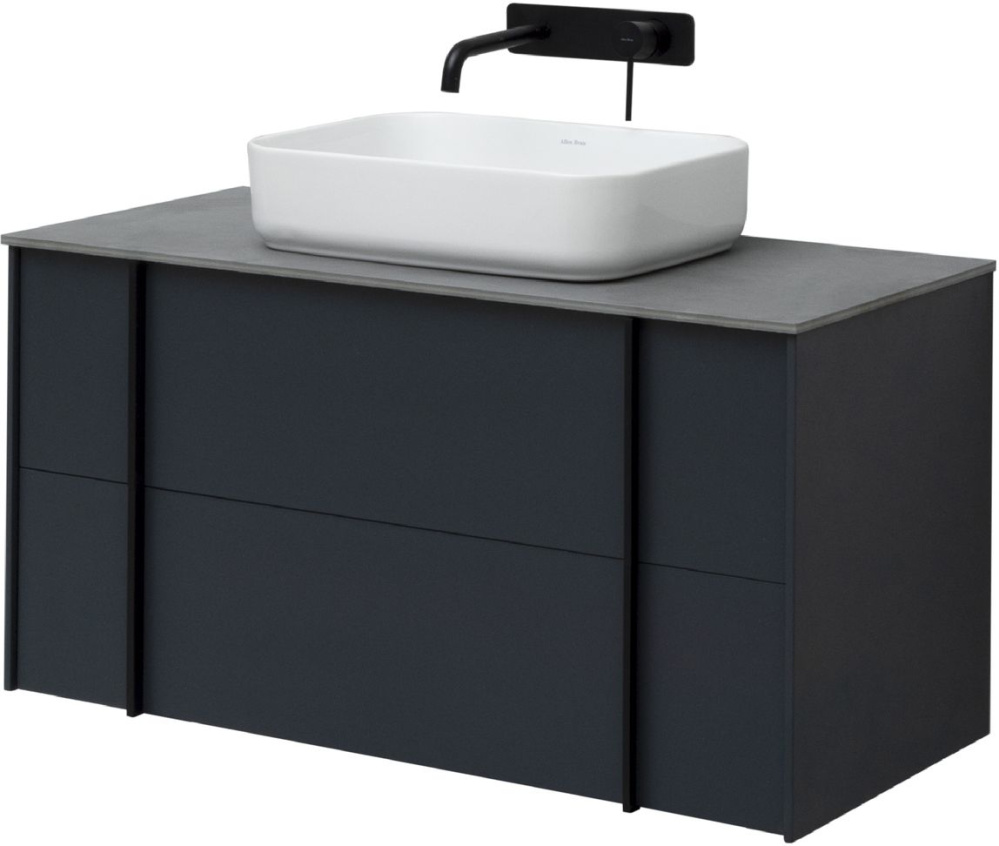 Тумба под раковину Allen Brau Reality 1.32007.AM 100 см (антрацит матовый) подвесная