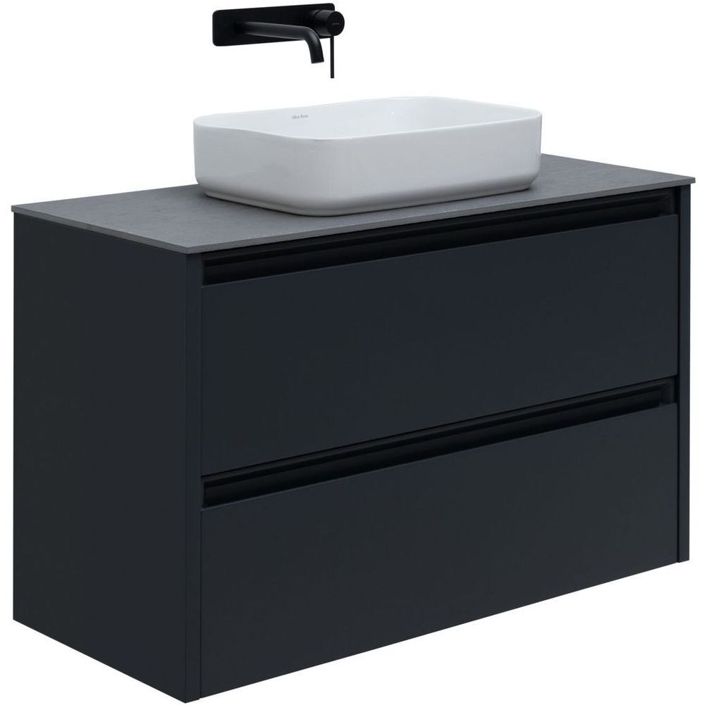 Тумба под раковину Allen Brau Fantasy 1.11003.AM 2.0 100 см (антрацит матовый) подвесная