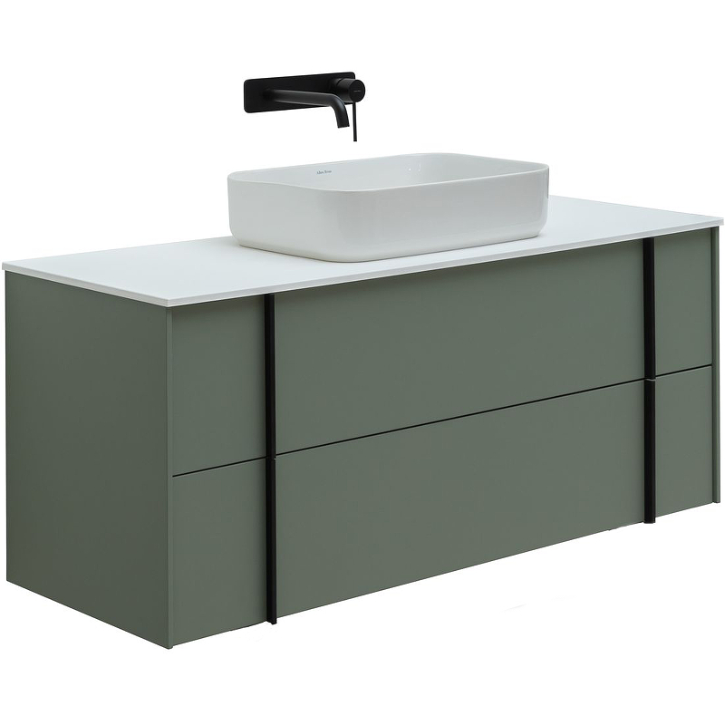 Тумба под раковину Allen Brau Reality 1.32008.CGM 120 см (олива матовый) подвесная