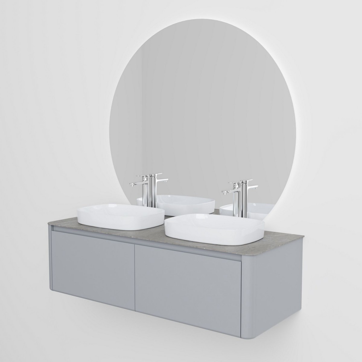 Тумба с раковиной Black&White Universe 9151400-2 140 см (бежевый) подвесная