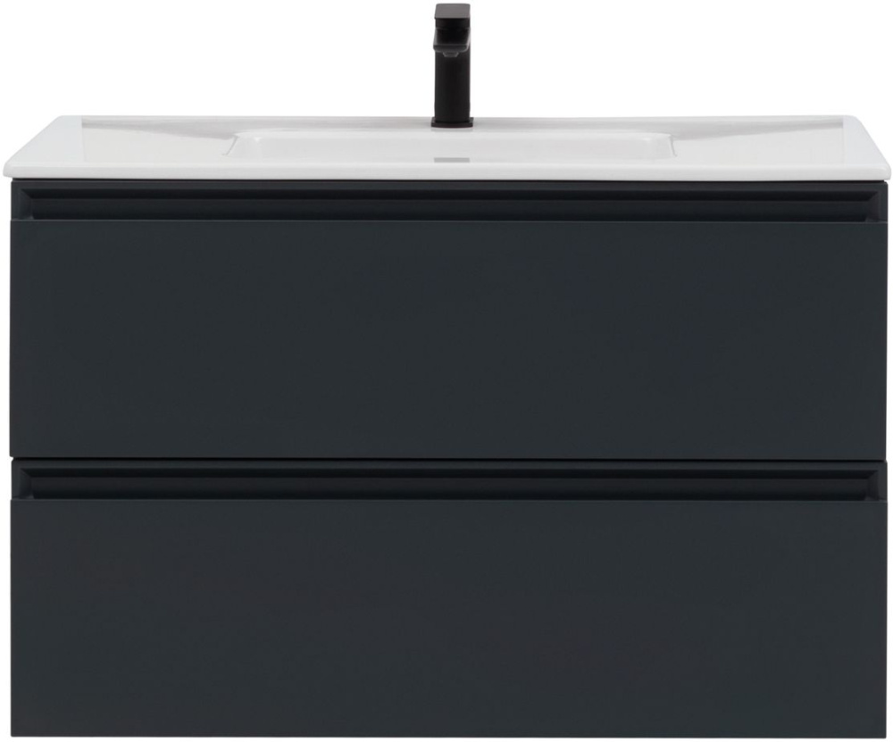 Тумба под раковину Allen Brau Eclipse 1.E1003.AM 2.0 100 см (антрацит матовый) подвесная