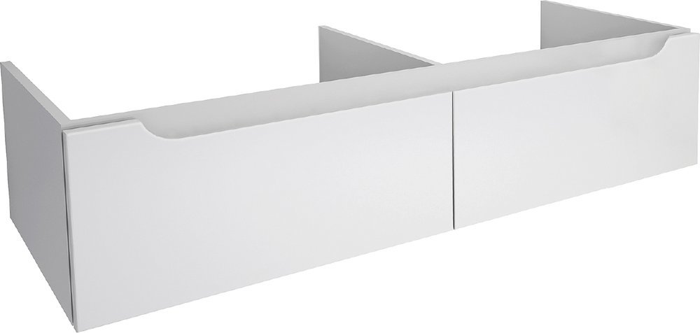 Тумба под раковину Dreja W 125 см (белый) подвесная