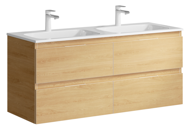 Тумба под раковину Aqwella Accent ACC0112DZ 120 см (дуб золотой) подвесная