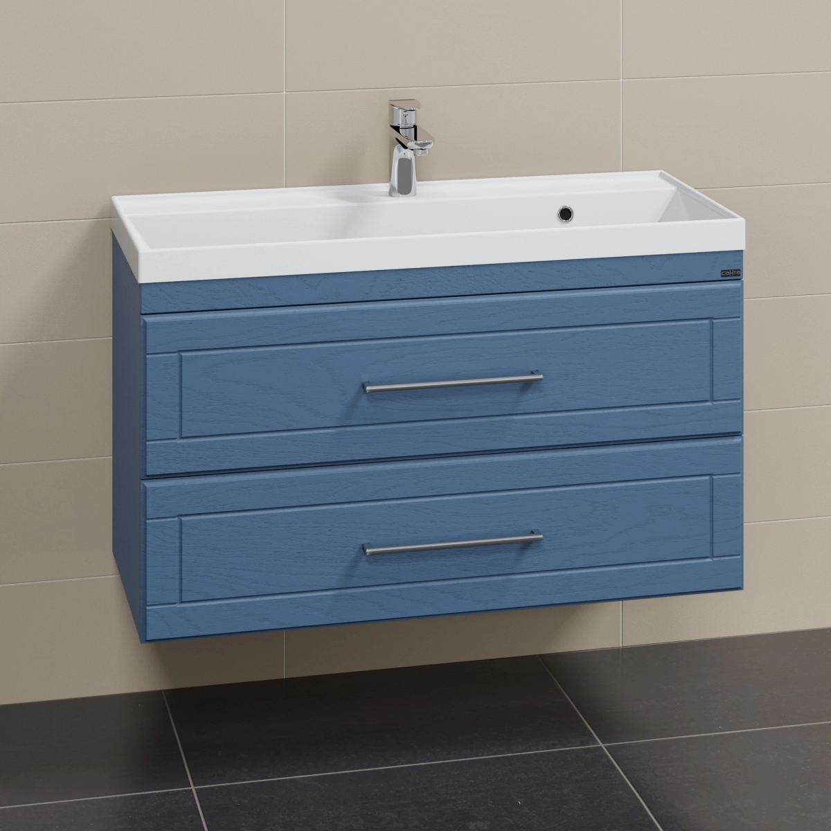 Тумба под раковину СанТа Венера 100 см (дуб адриатика ) подвесная