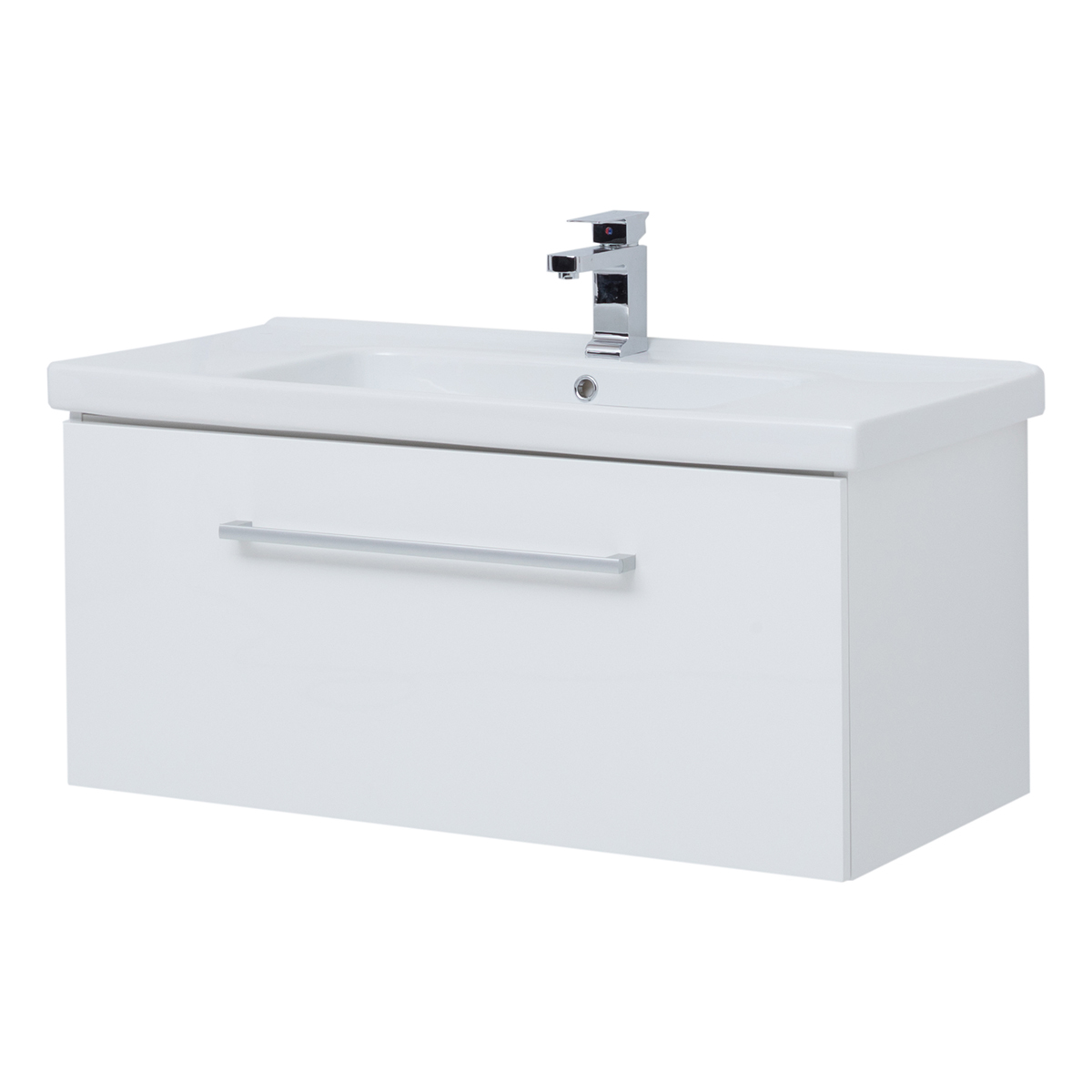 Тумба под раковину Dreja Big Inn 100 см (белый) подвесная