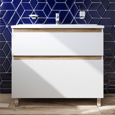 Тумба под раковину AM.PM X-Joy M85AFSX1002WG 100 см (белый) напольная