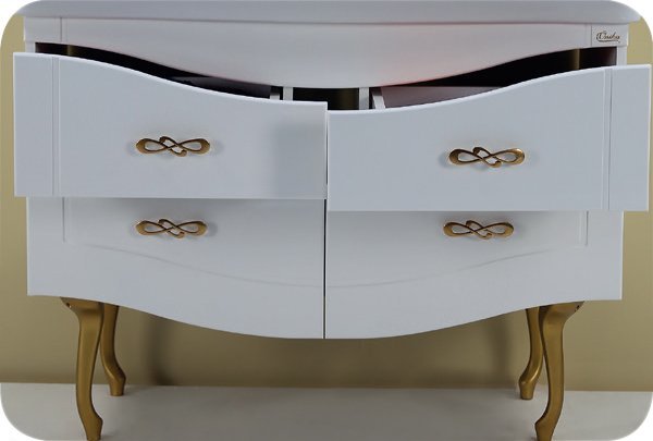 Тумба под раковину Onika Адель 105 см (белый) напольная