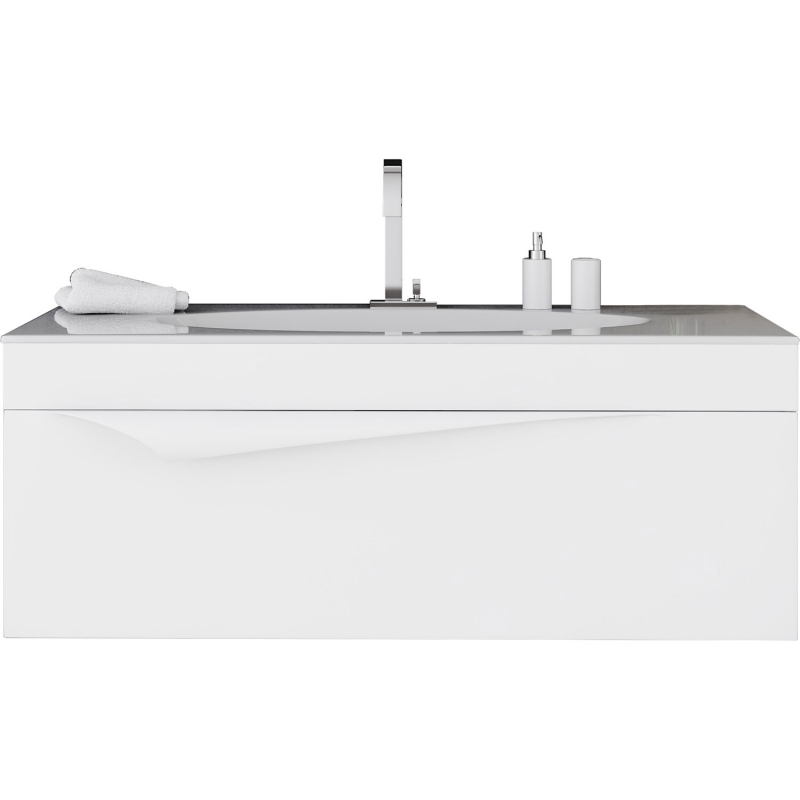Тумба под раковину Aqwella Papyrus PAP0110 100 см (белый) подвесная