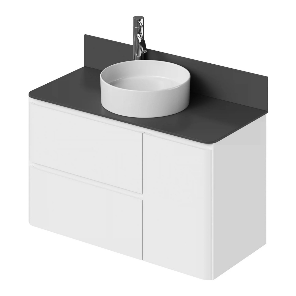 Тумба со столешницей Итана Roberto 4657810336117 100 см (белый) подвесная