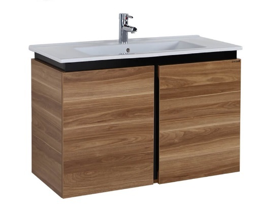 Тумба с раковиной Creavit Verti VE0100.42.VV 100 см (орех) подвесная