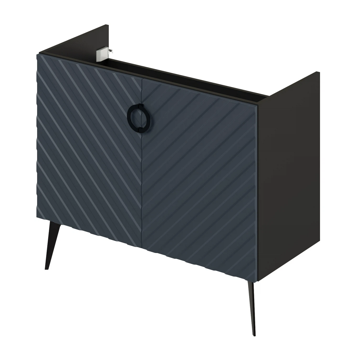 Тумба под раковину Итана Palladio 2.0 4657810339972 100 см (маренго софт) напольная