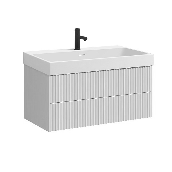 Тумба под раковину Belux Сиртаки НП 100-02 4810924269102 100 см (белый глянцевый) подвесная