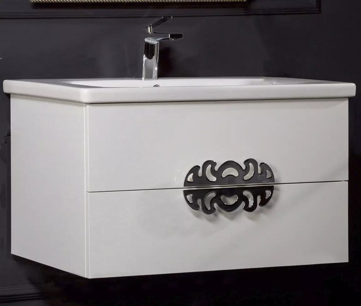 Тумба под раковину ArmadiArt NeoArt 830-100-WH 100 см (белый) подвесная