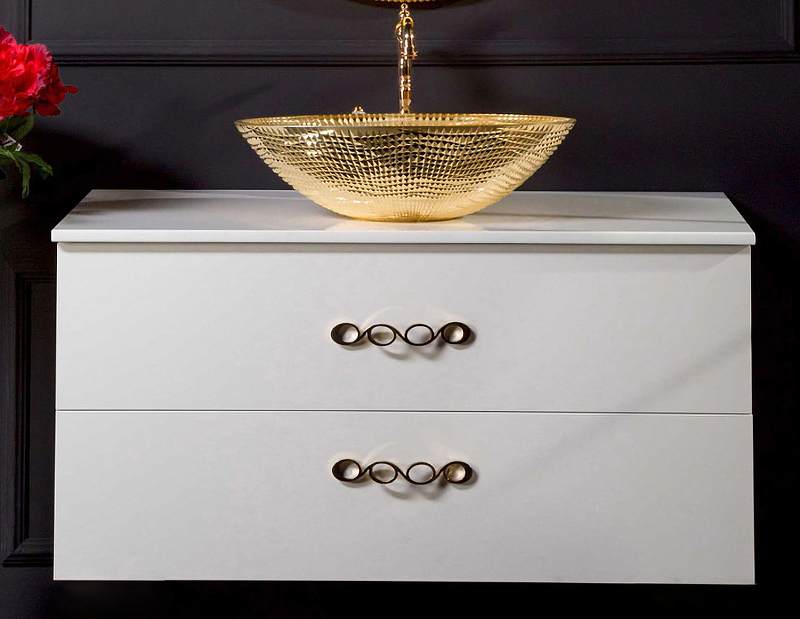 Тумба под раковину ArmadiArt NeoArt 831-100-WH 100 см (белый) подвесная