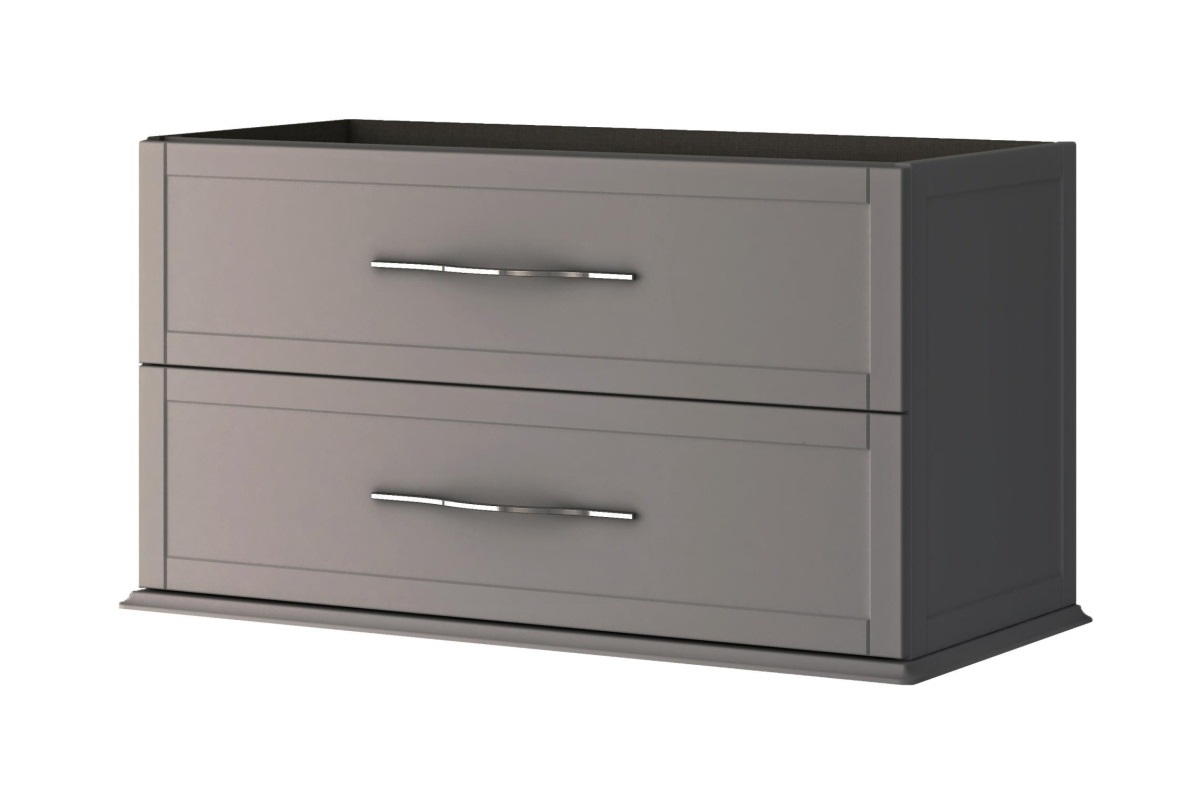 Тумба под раковину Cezares Tiffany 55243 100 см (серый матовый) подвесная