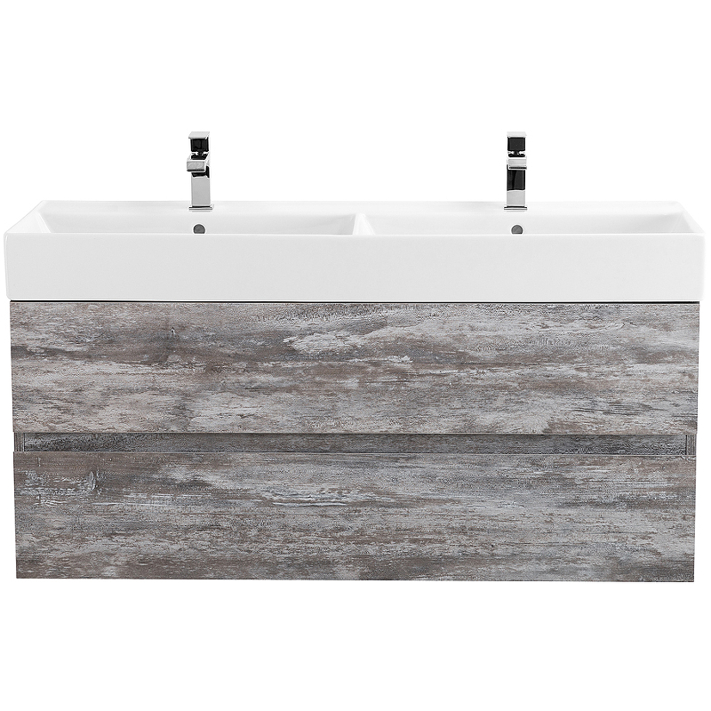 Тумба под раковину Cezares Molveno 46 MOLVENO 46-120-2C-SO-2-LG 120 см (серое дерево) подвесная