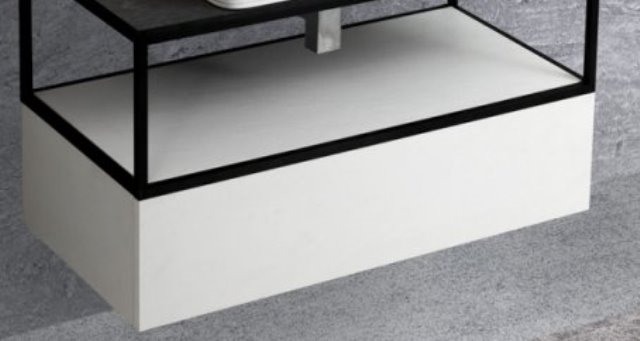 Тумба Cezares Cadro CADRO-100-1C-SO-BG-BLUM 100 см (белый) подвесная