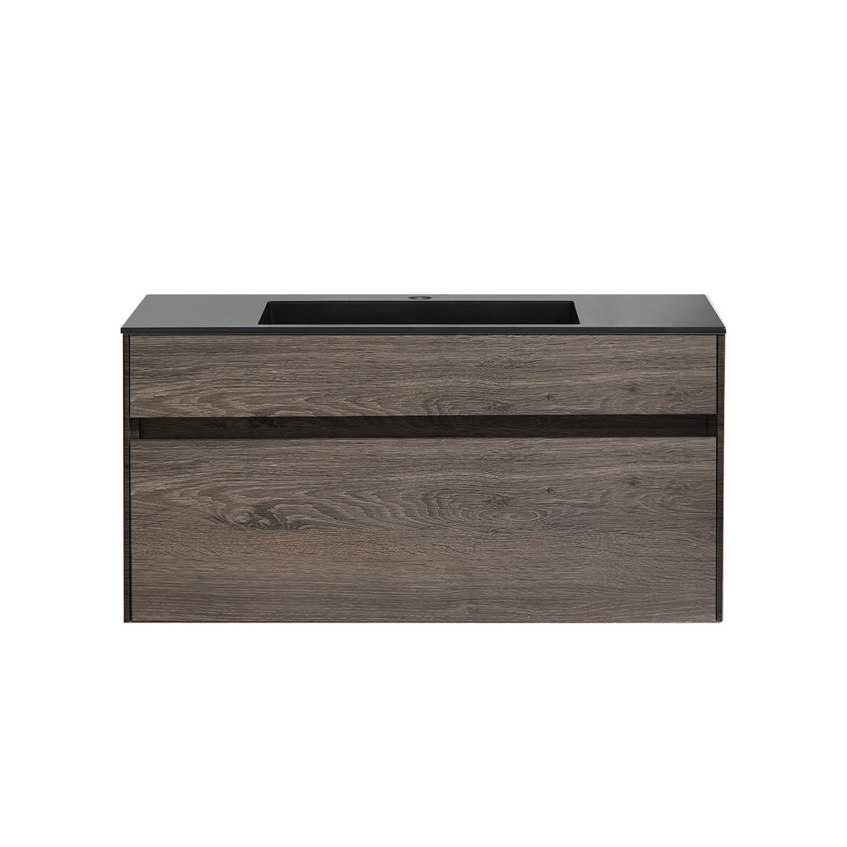 Тумба под раковину Vincea Chiara VMC-2C100RO 100 cм (R.Oak) подвесная