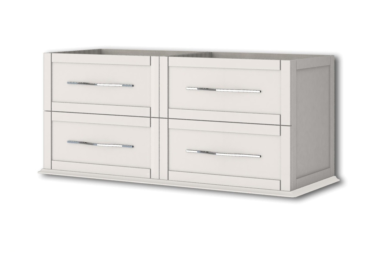 Тумба под раковину Cezares Tiffany 54954 120 см (белый матовый) подвесная