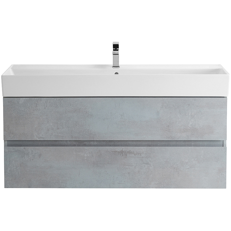 Тумба под раковину Cezares Molveno 46 MOLVENO 46-120-2C-SO-2-BET 120 см (бетон) подвесная