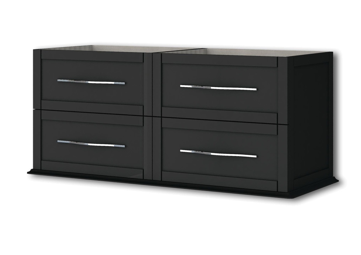 Тумба под раковину Cezares Tiffany 54955 120 см (чёрный матовый) подвесная