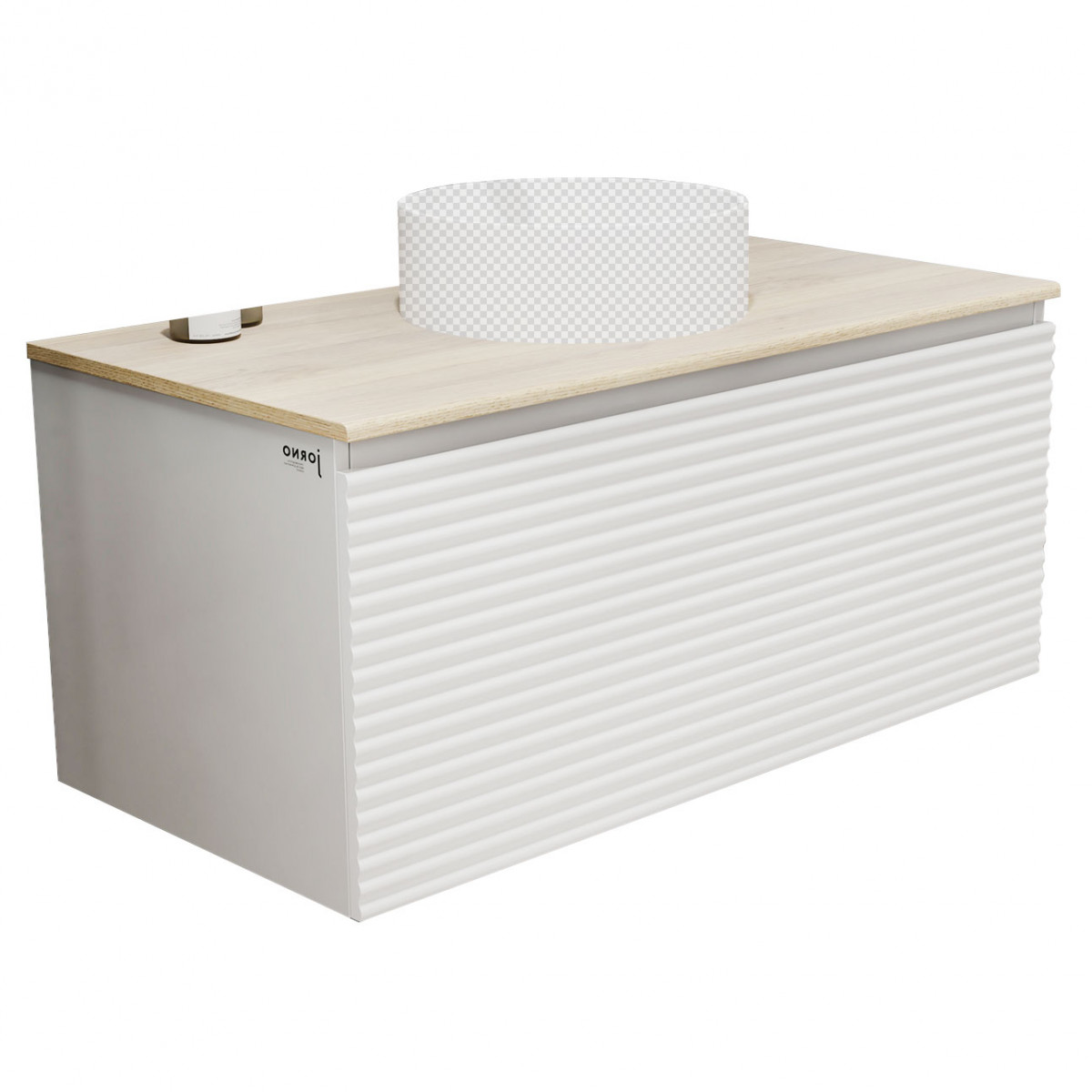 Тумба под раковину Jorno Cossety Coss.01.100/P/W-DG/JR 100 см (белый/дуб марвелла голд) подвесная