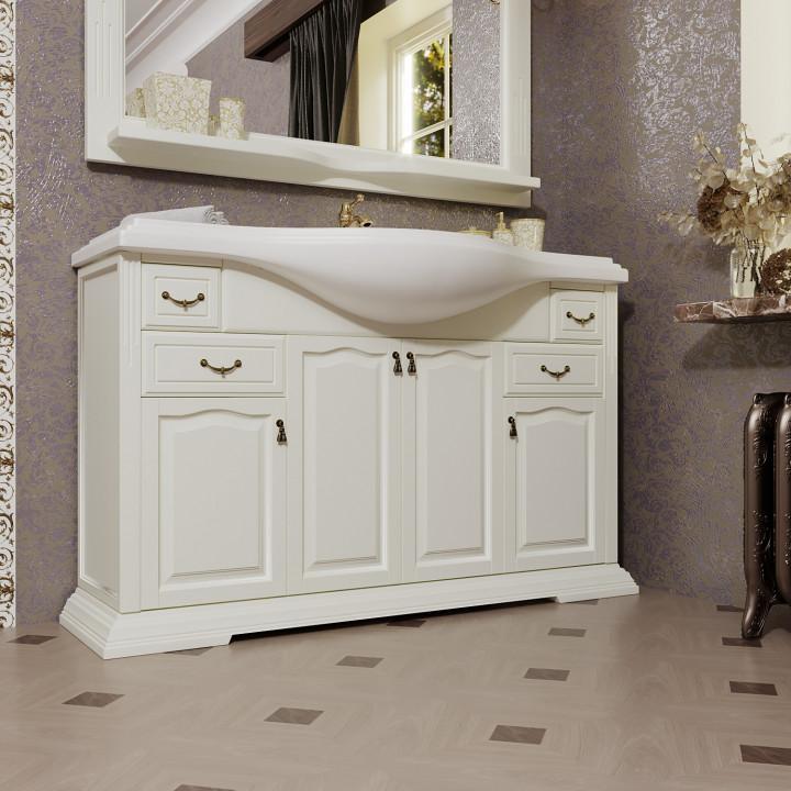 Тумба под раковину Opadiris Риспекто Z0000009687 120 см (слоновая кость) напольная