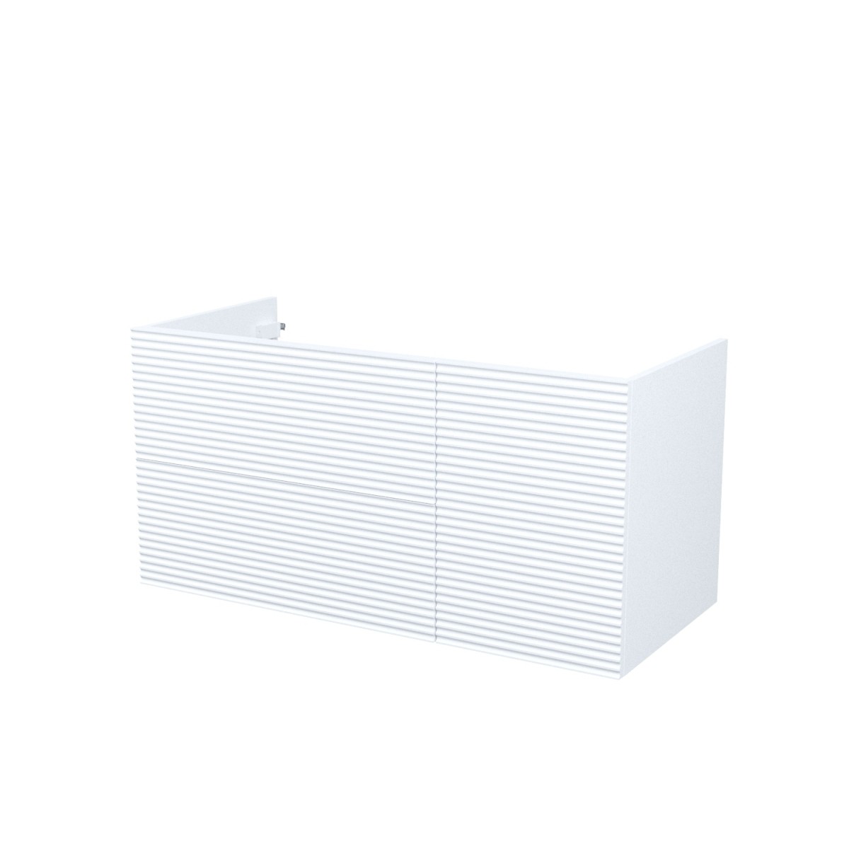 Тумба под раковину IDDIS Bild BIL10W0i95 100 см (белый) подвесная