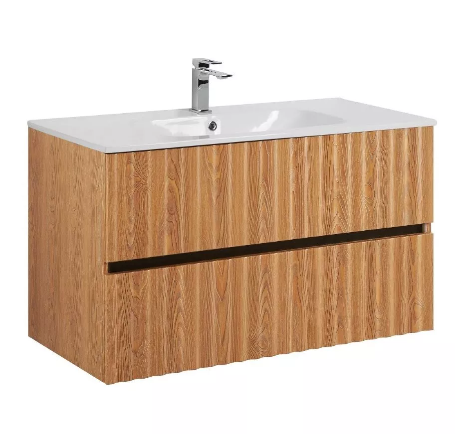 Тумба под раковину Art&Max Elegant AM-ELEGANT-1000-2C-SO-BR-P 100 см (бран) подвесная