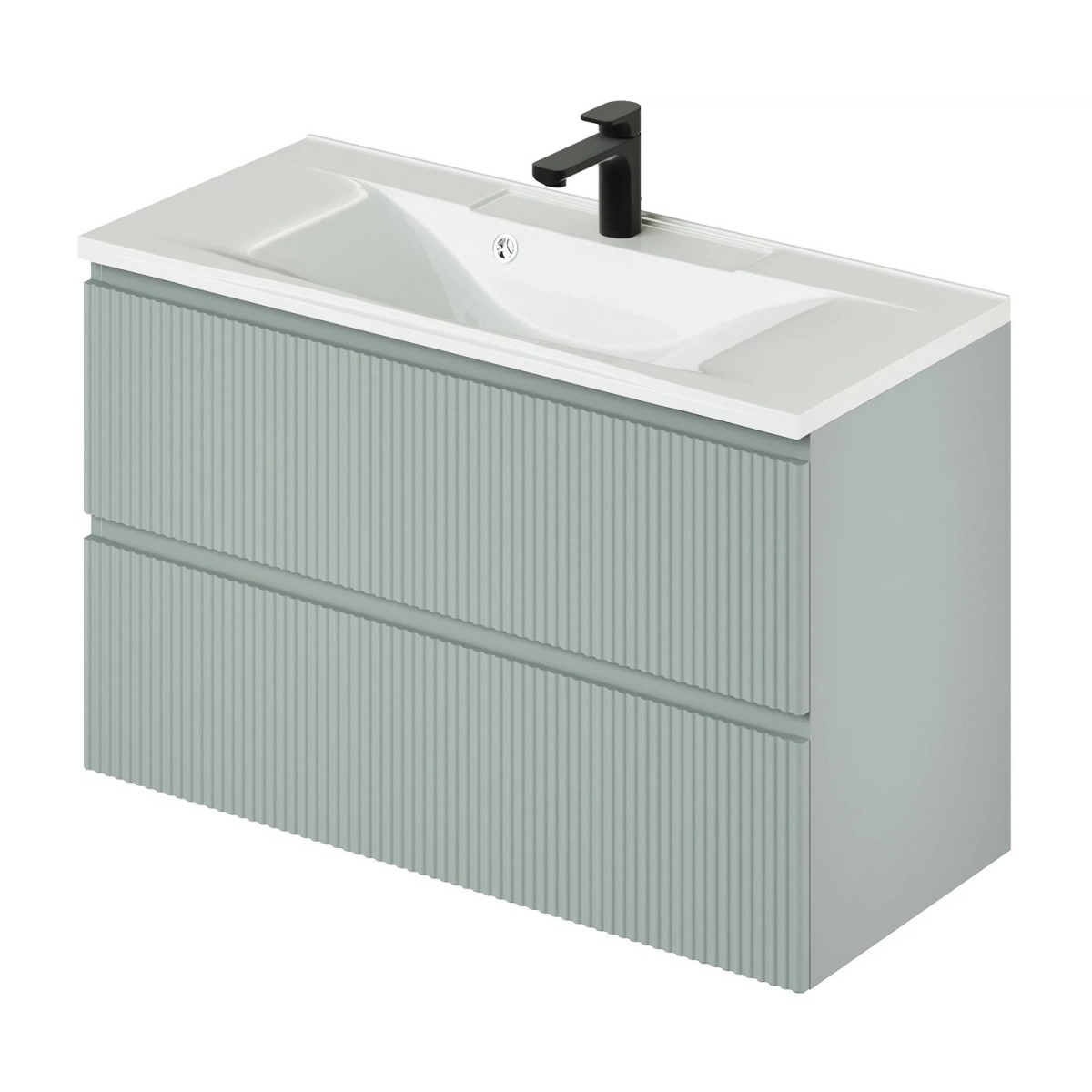 Тумба с раковиной Итана Kate 4657810336568 100 см (токио) подвесная