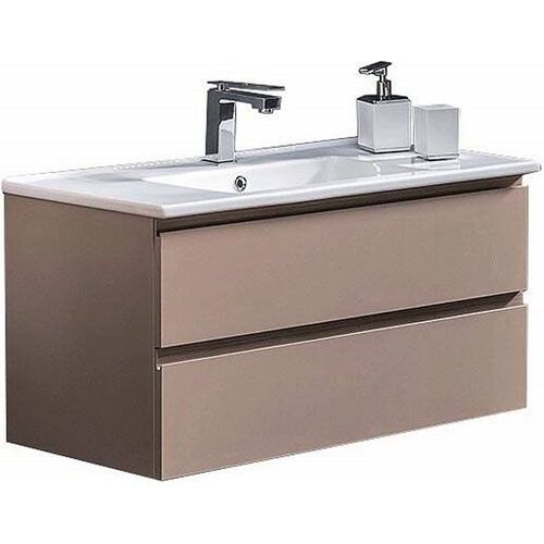 Тумба под раковину ArmadiArt Capolda 849-100-LA 100 см (latte)