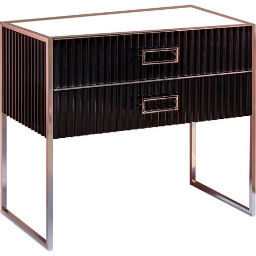 Тумба под раковину ArmadiArt Monaco 867-100-BCR 100 см (чёрный/хром)