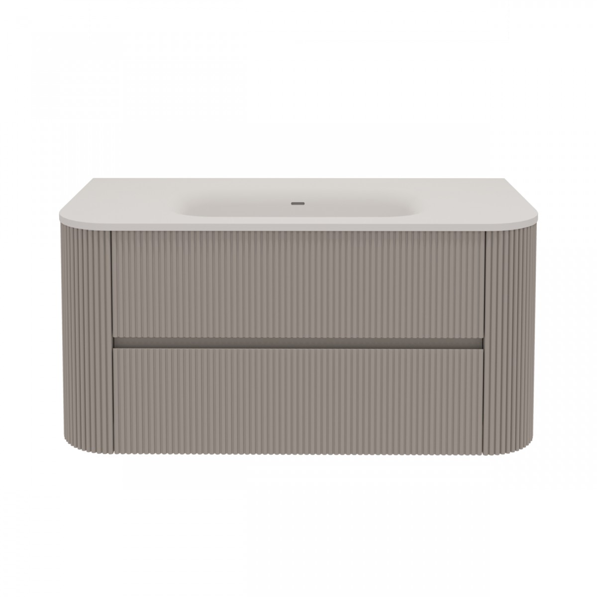 Тумба под раковину Vincea Alto VMC-4A100MLG 100 cм (светло-серый матовый) подвесная