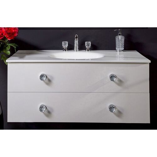 Тумба под раковину ArmadiArt NeoArt 831-110-WH 110 см (белый) подвесная