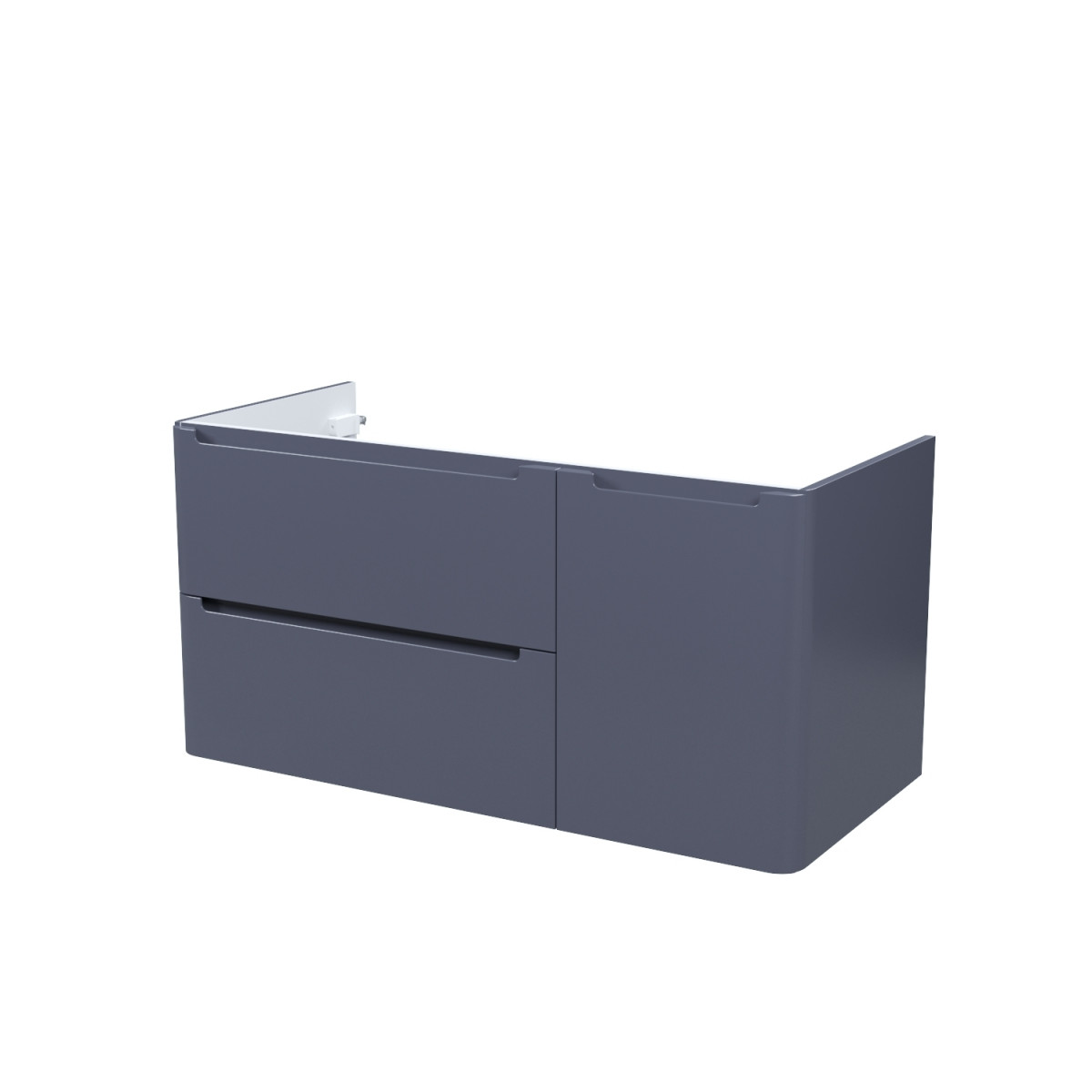Тумба под раковину IDDIS Edifice EDI10D0i95 100 см (темно-серый) подвесная