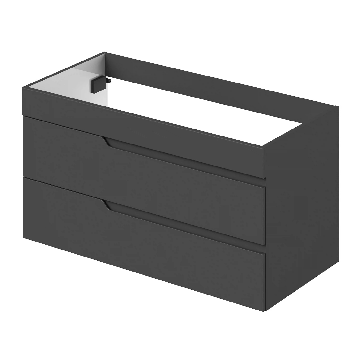 Тумба под раковину Итана Alexa 4657810330214 100 см (графит) подвесная