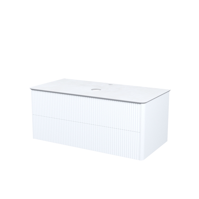 Тумба со столешницей IDDIS Aiger AIG10W0i95K 100 см (белый) подвесная